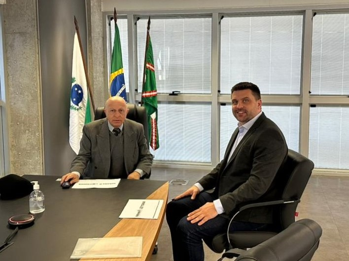 Dr. Gilberto Giacoia, Procurador-Geral de Justiça do Ministério Público do Paraná e Daniel Romanowski