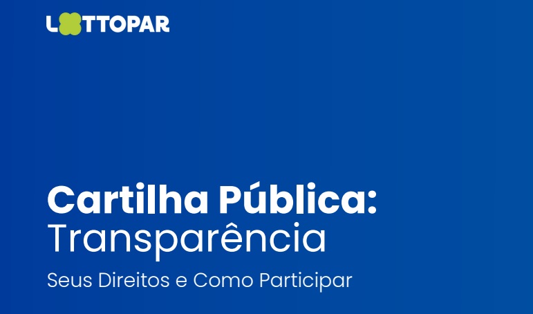 Lottopar disponibiliza cartilhas sobre compliance, controle interno, ouvidoria e transparência