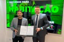 Lottopar autoriza a quarta empresa de apostas esportivas a iniciar a etapa de integração. Integrantes da Pixbet e diretoria da Lottopar.