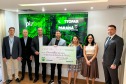 Lottopar autoriza a quarta empresa de apostas esportivas a iniciar a etapa de integração. Integrantes da Pixbet e diretoria da Lottopar.