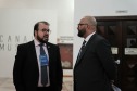 Secretário de Prêmios e Apostas (SPA) do Governo Federal, Regis Dudena e o Diretor de Operações da Lottopar, Fabio Veiga.