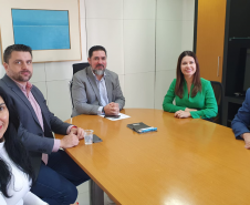 Lottopar recebe Diretoria da Lotesc para troca de informações sobre a exploração das modalidades lotéricas pelos Estados
