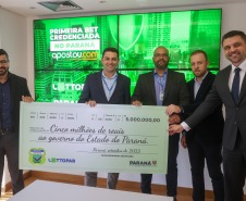 Evento de assinatura de contrato homologando a empresa BETPR_2