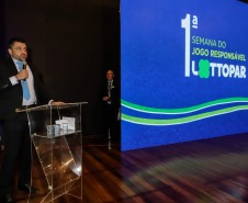 Curitiba, 07 de outubro de 2024 - Lottopar realiza, no Canal da Música, 1ª Semana do Jogo Responsável da Lottopar.