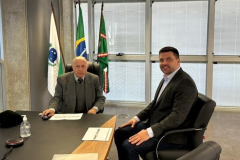 Dr. Gilberto Giacoia, Procurador-Geral de Justiça do Ministério Público do Paraná e Daniel Romanowski