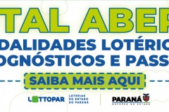 Edital Aberto Modalidades Prognósticos e Passiva