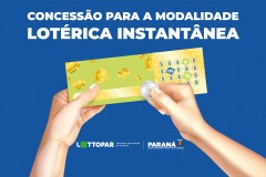 Lottopar avança na implantação da modalidade instantânea.