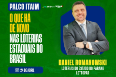 Diretor Presidente da Lottopar, Daniel Romanowski na BIS 2024