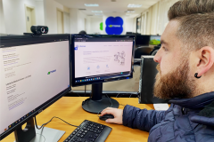 O assessor da Lottopar e membro da comissão de Tecnologia da Cibelae, Jonathan Camargo.