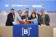 No primeiro semestre, Lottopar promove operações inéditas na Bolsa e com mais de R$27 milhões arrecadados.