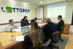 Reunião de integração entre a Lottopar e a BetPlay.