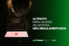 A partir de 1º de outubro de 2024, os sites de apostas sem autorização que não apresentaram o requerimento de regularização ao governo federal até a data de publicação da Portaria ficarão proibidos de operar.
