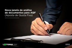 Lottopar avança para nova janela de análise de documentos para Apostas de Quota Fixa (AQF)
