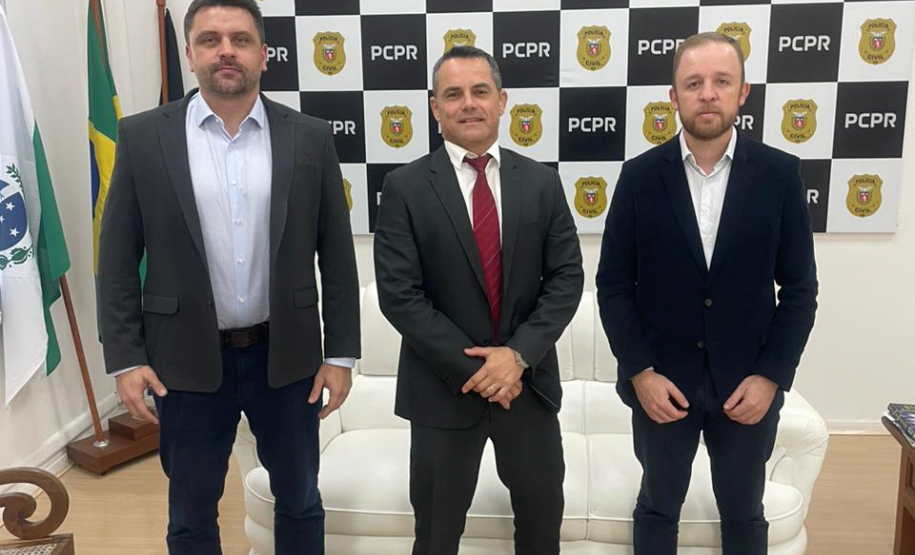 Daniel Romanowski, Alan Flore, Delegado da Polícia Civil do Paraná e Chefe da Divisão Estadual de Combate à Corrupção e Rafael Halila.