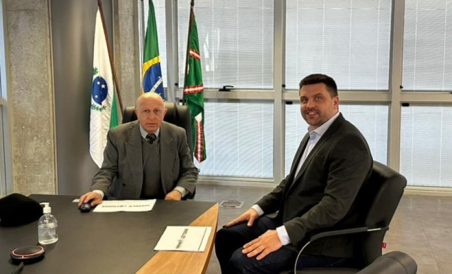 Dr. Gilberto Giacoia, Procurador-Geral de Justiça do Ministério Público do Paraná e Daniel Romanowski