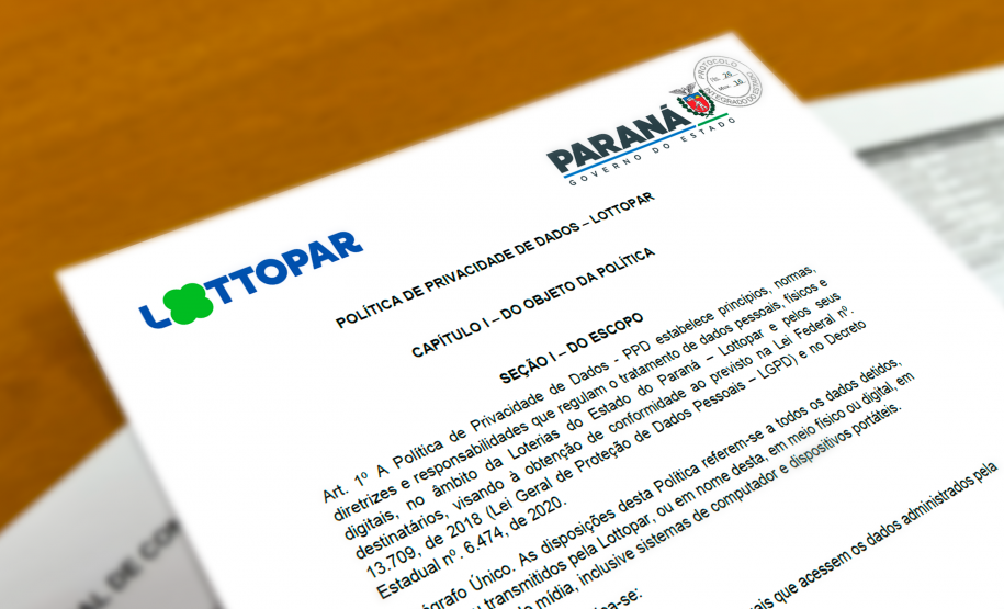 Política de dados implantada na Lottopar proporciona ainda mais segurança e conformidade com a Lei Geral de Proteção de Dados (LGPD)