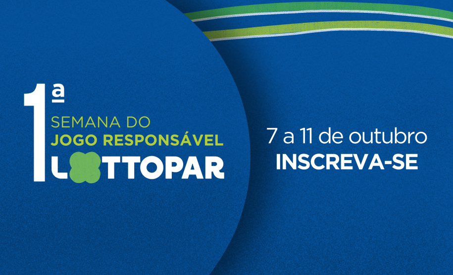 Com palestrantes nacionais e internacionais, Lottopar promove a Semana do Jogo Responsável.