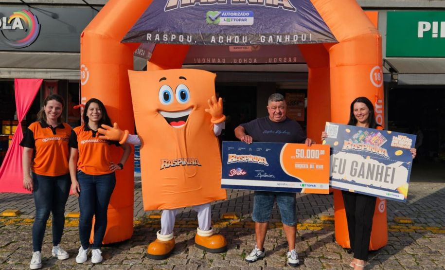 Prêmio de R$ 50 mil da loteria instantânea  sai para morador de Mandirituba.