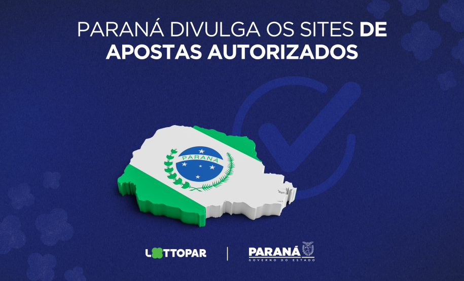 Paraná divulga os sites de apostas autorizados a continuar operando após bloqueio da União.
