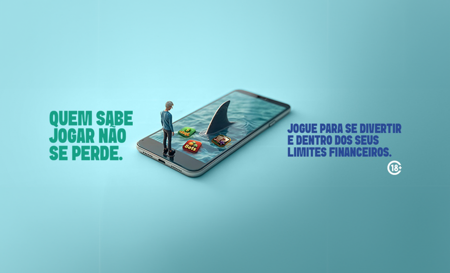 Entretenimento: campanha da Lottopar conscientiza população sobre jogo responsável.