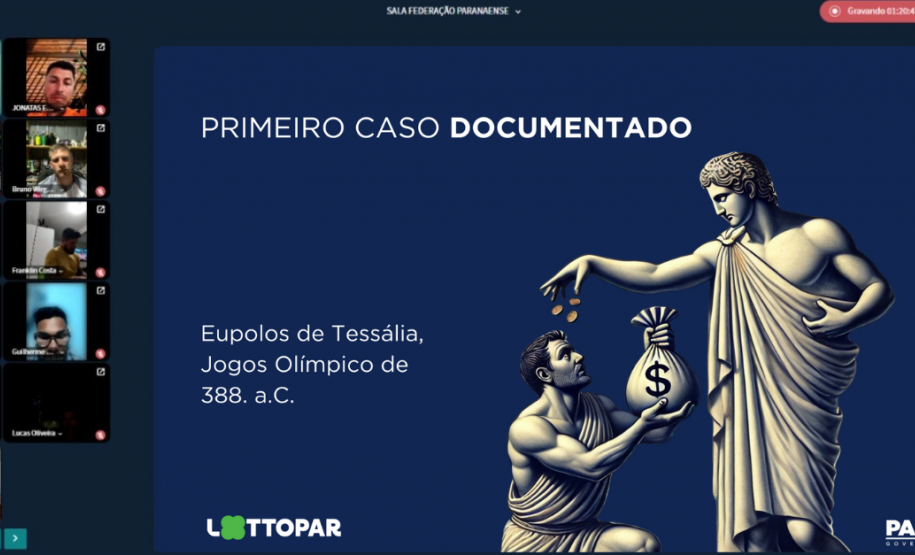 Parceria entre Lottopar e FPF reforça ética e integridade na formação de árbitros