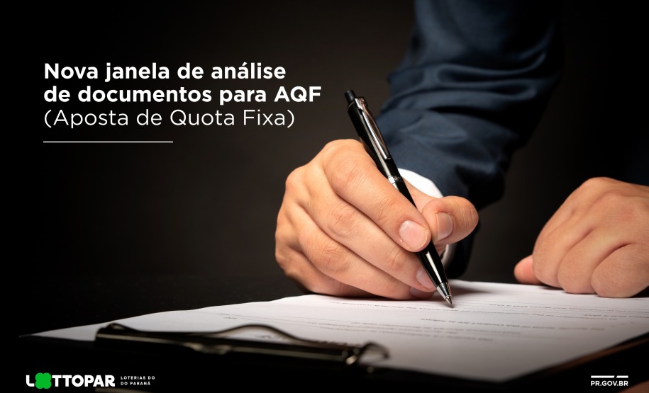 Lottopar avança para nova janela de análise de documentos para Apostas de Quota Fixa (AQF)